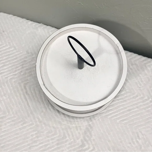 Rustic Wood and Metal Two Tier Tray Stand Hobby Lobby White Farmhouse Decor - Picture 5 of 9